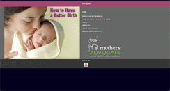 Desktop Screenshot of mothersadvocate.org